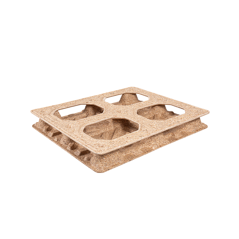 JS-1200*1000*140 Palet de 9 picioare, cu o singură față, cu două etaje